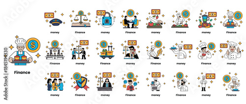 A collection of black