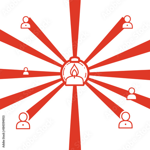 Central idea connecting people together