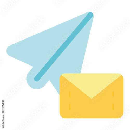 send email letter flat icon