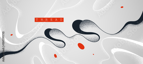 Antistress concept vector abstract background, thin curvy lines and textures minimal abstraction, flowing linear minimalist art, flowing wavy fluid backdrop.