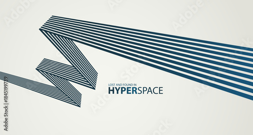 Lines in motion vector abstract background, 3D perspective stripes showing energy speed and aggression, minimal linear wallpaper art, sharp surreal graphics.