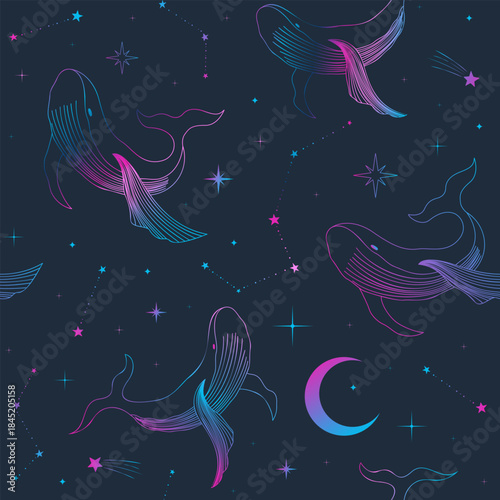 mystery pattern with whale
