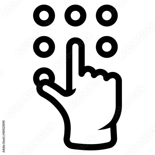 access pin code icon