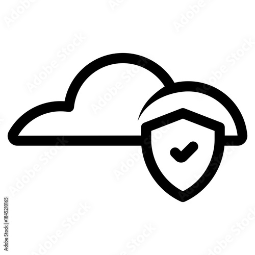 cloud server secured icon