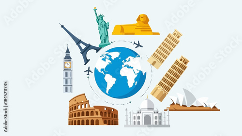 Global Landmarks and Iconic Structures Representing World Heritage Sites and Cultural Diversity