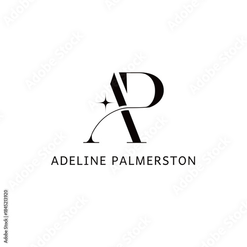 Elegant AP Letter Logo, Minimal Personal Brand Identity, Luxury Alphabet Monogram, Modern Typography Logo, Professional Branding Design
