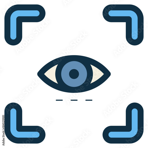 eye scan icon