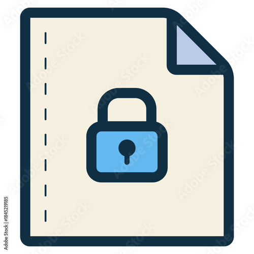 file document protection icon