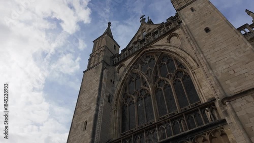 Stunning hyperlapse circling Gloucester Cathedral in historic England city