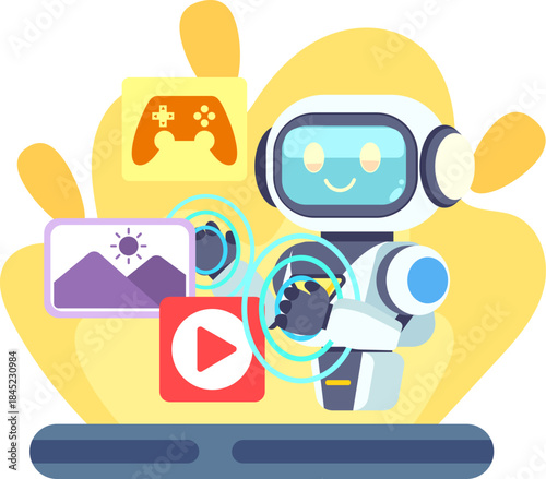 Virtual Reality Technology Illustration