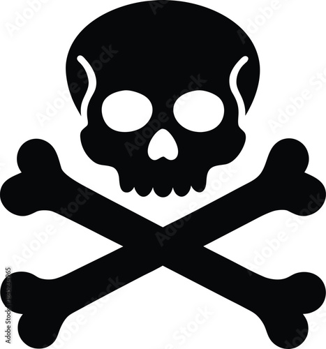 Skull and Crossbones Danger Icon