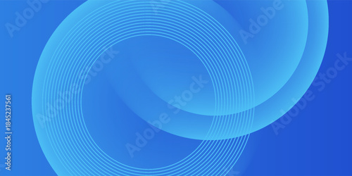 Abstract blue circle background with subtle blue gradient. Featuring geometric patterns, ideal for modern designs, digital projects, banners and creative visual presentations.