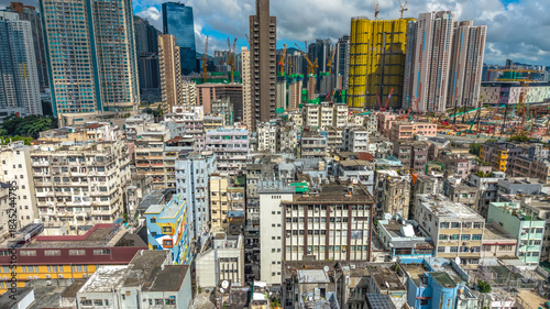 Oct 6 2025 Historic Tong Lau Buildings in Kowloon City Streets