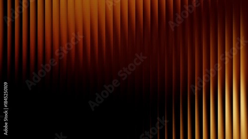 glass effect bright color glow video of dark orange on black background for cover design