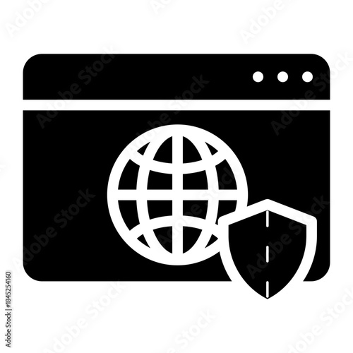 browser protection glyph icon