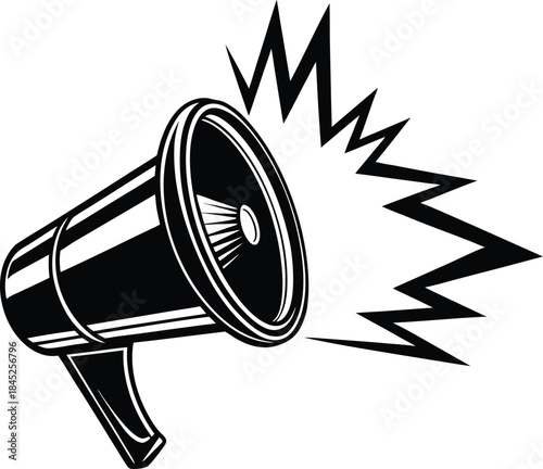 Megaphone Vector Illustration