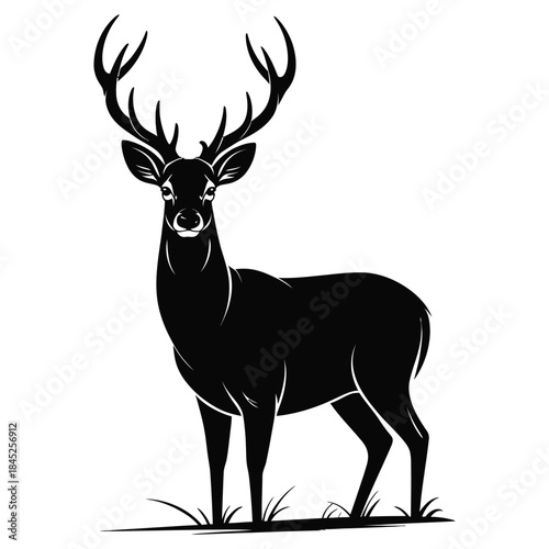 deer silhouette vector