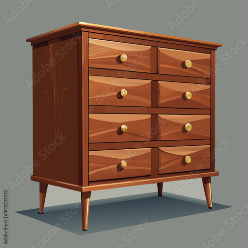 wooden cabinet with drawers Wooden wardrobe