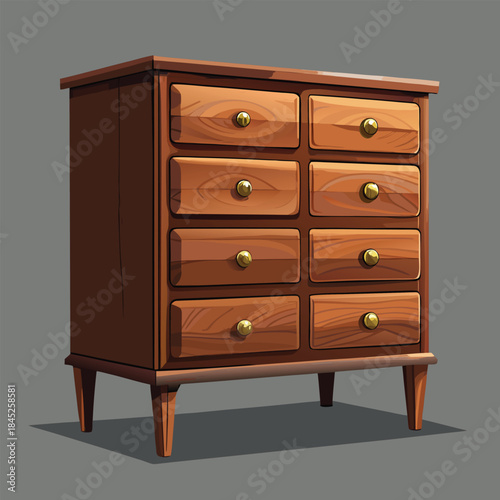 wooden cabinet with drawers Wooden wardrobe