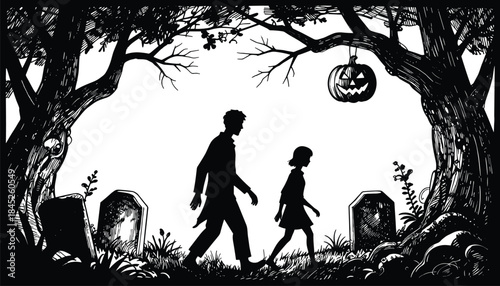 Minimalist Mountain Range Peaks Vector Silhouette