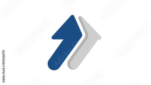 Abstract Ascent Logo Design Modern Geometric and Professional Branding for Business Growth and Success