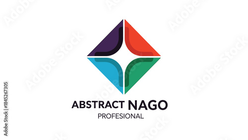 Abstract geometric logo representing interconnectedness and growth, ideal for branding and professional services