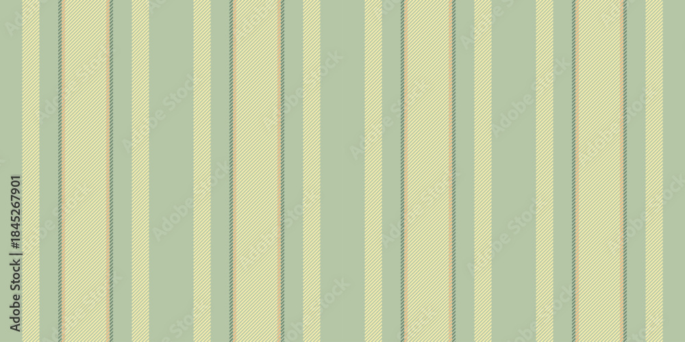 Obraz premium Production texture textile seamless, ornament pattern stripe fabric. Customized vertical background vector lines in pastel and yellow colors.