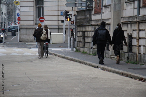 people on the street