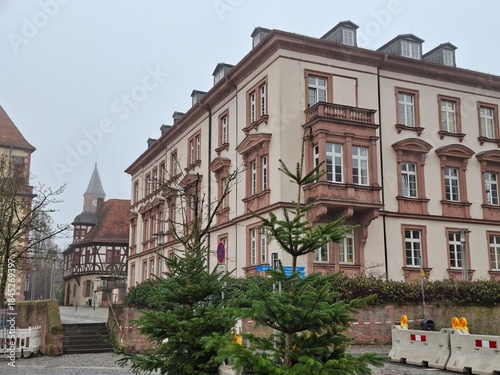A beautiful street in the city 