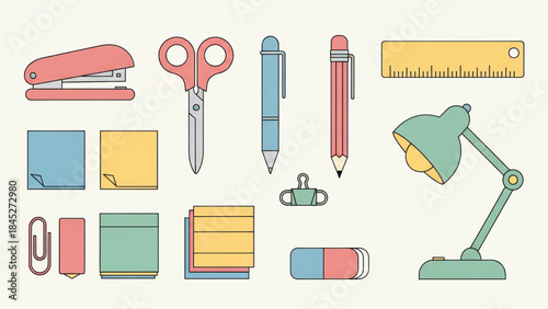 Stationery Items for Office and School.