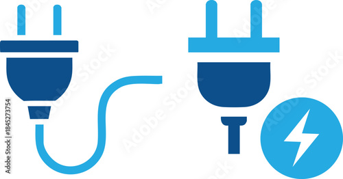 Electric Plug Cable Power Connection Icon