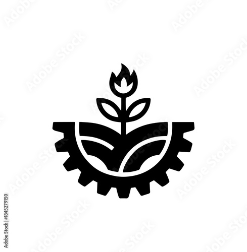  agro logo with fields and leaves.