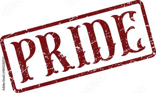 Authentic Red Rubber Stamp Featuring PRIME Text Indicating Superior Quality and Value