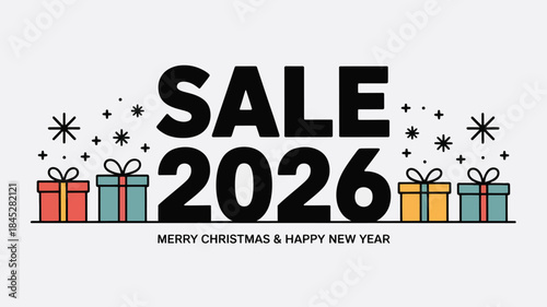 Merry Christmas and Happy New Year sale 2026