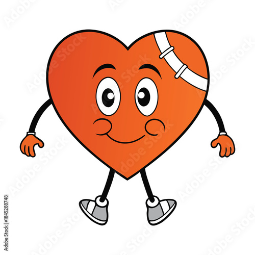 A football cleverly shaped like a heart, blending sports passion with love, perfect for fans who adore the game and the thrill it brings.
