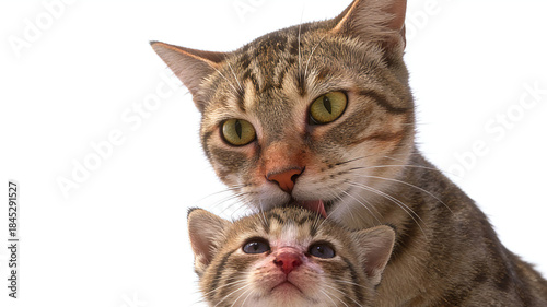 Two cute stray cats
