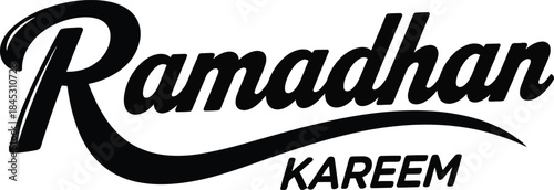 Ramadhan Kareem festive greeting isolated on transparent background