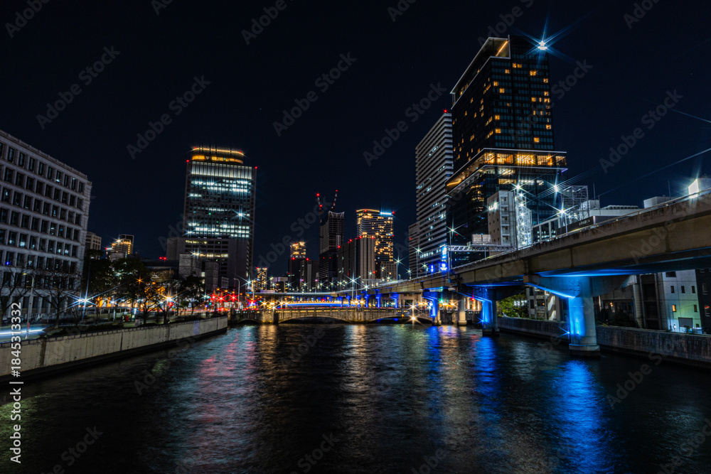 Obraz premium 都市夜景