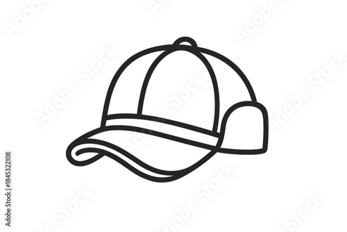 Baseball style winter hat with protective ear flaps for cold weather