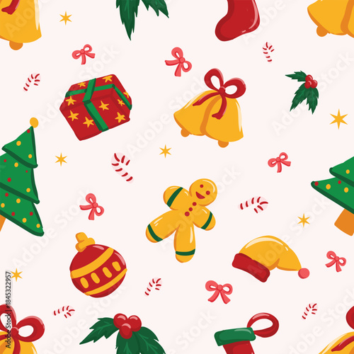 Christmast pattern illustration