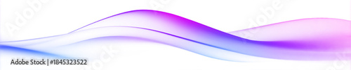 Slika na platnu Dark purple, pink, and blue gradients blend with subtle grainy noise, forming a futuristic banner background with depth, motion, and modern tech atmosphere