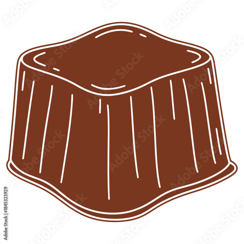 Delicious Chocolate Dessert Illustration Sweet Treat Food Art Illustration