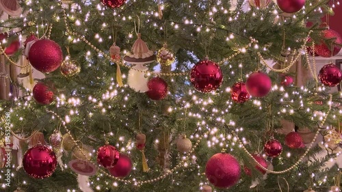 Close-up of Christmas Tree decorations