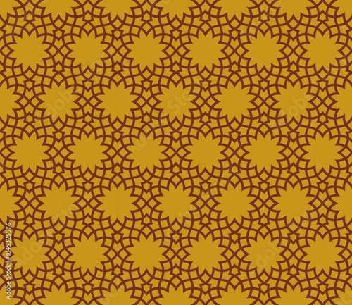 Islamic geometric pattern. Arabesque, moresca style. 