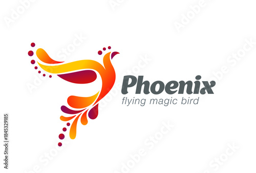 pheonix bird Phoenix Logo Design, Mythical Fire Bird Emblem, Modern Branding Symbol, Vector Identity