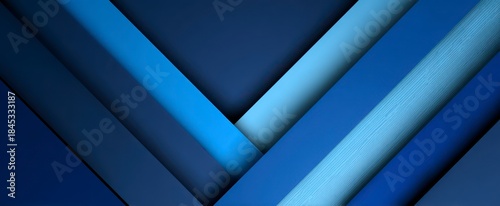 Abstract Blue Layered Composition: An abstract composition, featuring intricate layers of varying shades of blue, creates a dynamic interplay of depth and form.