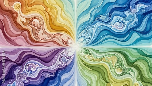 Fototapeta Naklejka Na Ścianę i Meble -  abstract colorful background