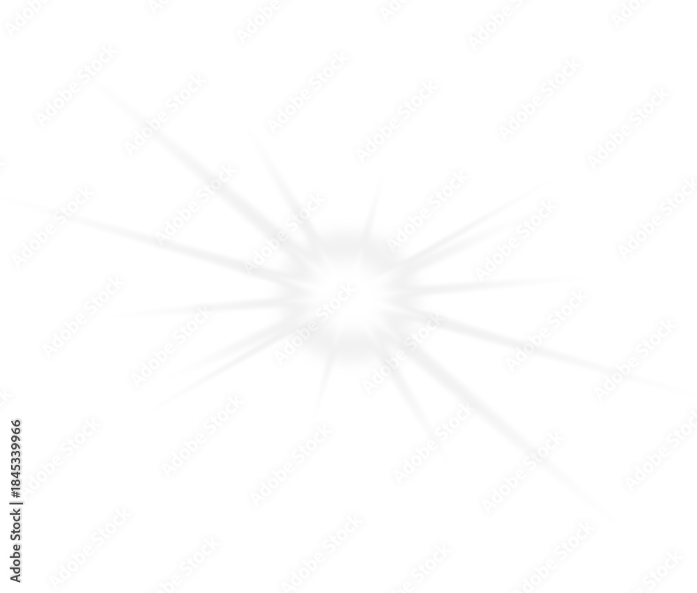 Obraz premium Abstract fantasy illustration with shining beam glow sparklestar, magical overlay and light effect png.