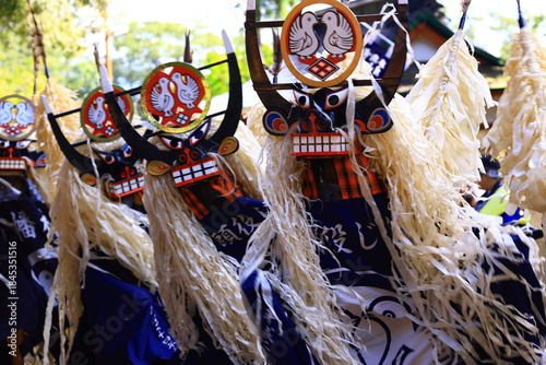 岩手県　民俗芸能公演　獅子踊り