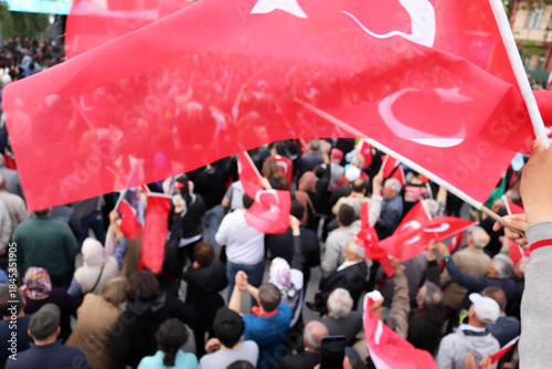Photos from a rally in Konya, Turkey